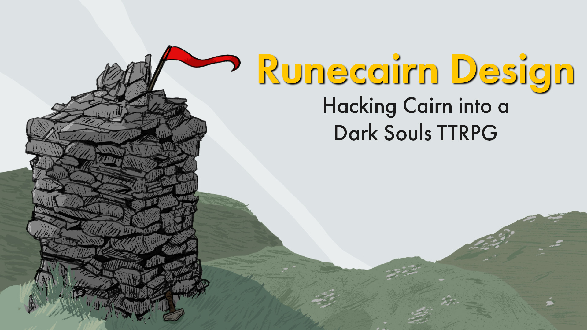 Runecairn Design: Hacking Cairn into a Dark Souls TTRPG