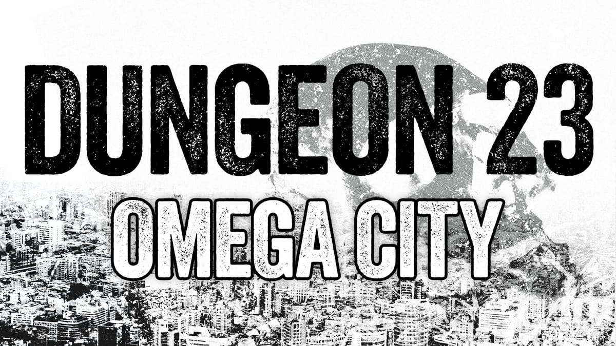 Black and white image depicting a massive skull above a sprawling city